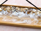 Tan Seashell Double Incense Holder MERCIA MOORE