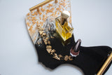 Black & 24K Gold Flake Nefertiti Tray MERCIA MOORE