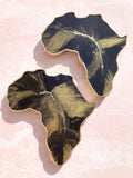 Black & Gold Africa Coasters MERCIA MOORE