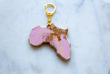 Pink Africa Keychain MERCIA MOORE
