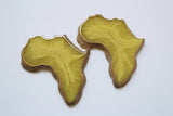Pastel Yellow Africa Coaster Set